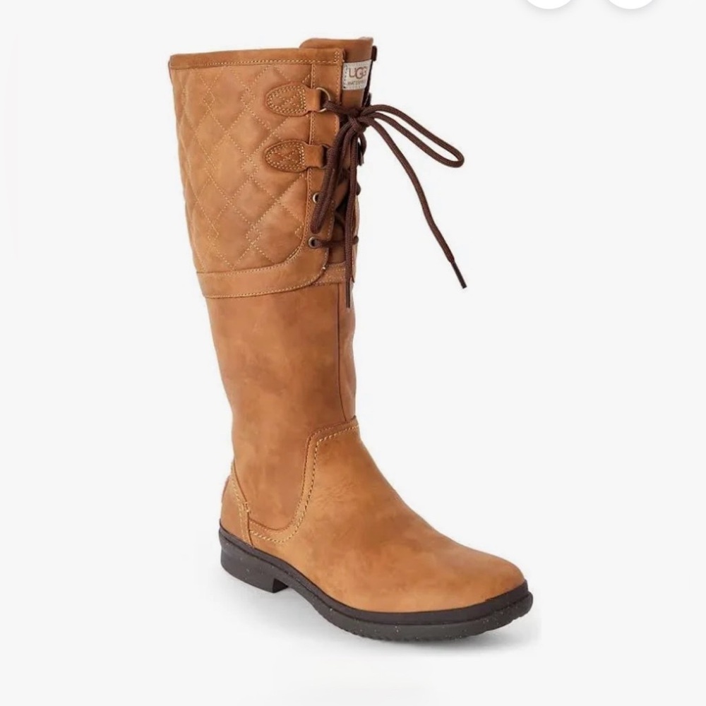 UGG Women's Elsa Deco Quilt Chestnut